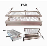 barbecue moderne avec four et evier av80m