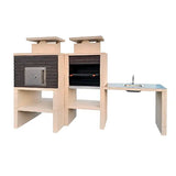 Contemporary Barbecue with Oven and Sink CS6140F