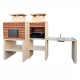 Contemporary Barbecue with Oven and Sink CS6140F