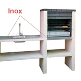 Contemporary Barbecue with Oven and Sink CS6140F