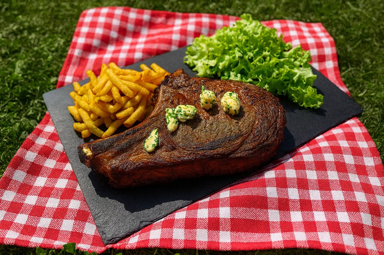 Côte de bœuf grillée au four Maximus
