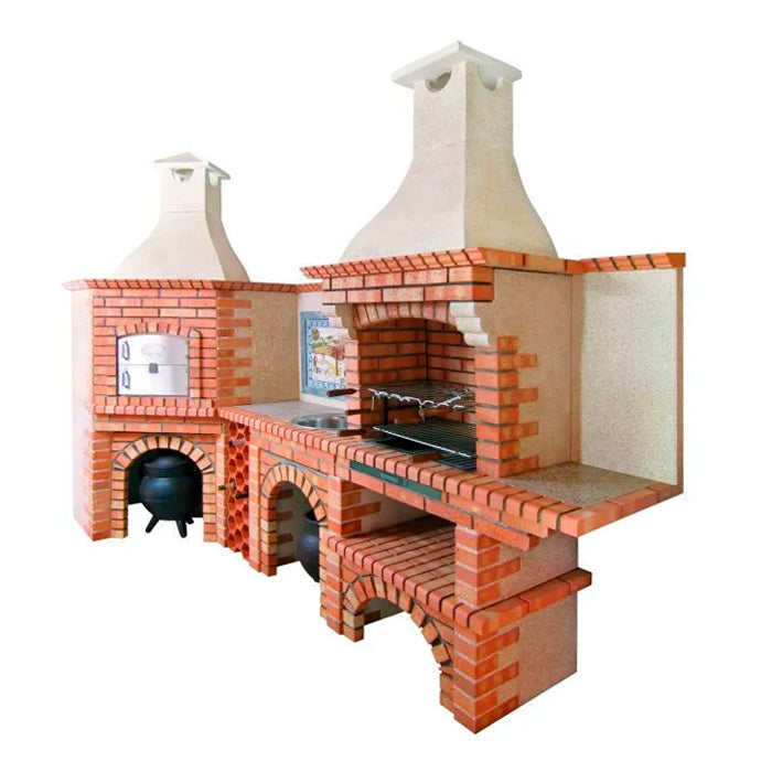 Four a pizza d'angle avec Barbecue CE1008B