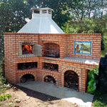 Four d'angle avec Barbecue CE1001B