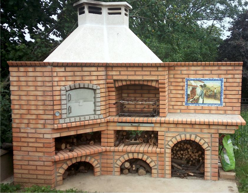 four d angle avec barbecue ce1001b