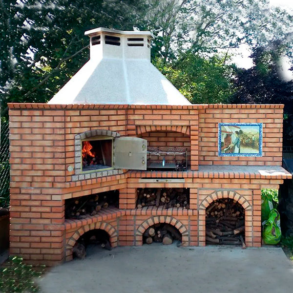 Four d'angle avec Barbecue CE1001B