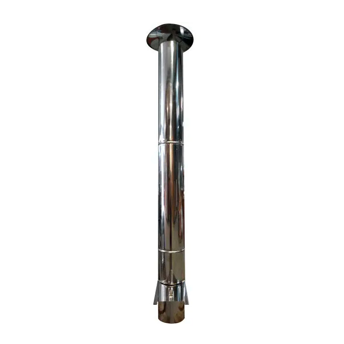 Cheminée INOX Complète 100cm pour MAXIMUS 70cm AC31F