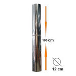 Tube de Cheminee INOX 100cm pour MAXIMUS 70cm AC71F