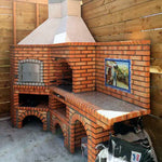 Four d'angle avec Barbecue CE1001B