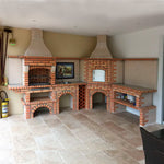 Four a pizza d'angle avec Barbecue CE1008B