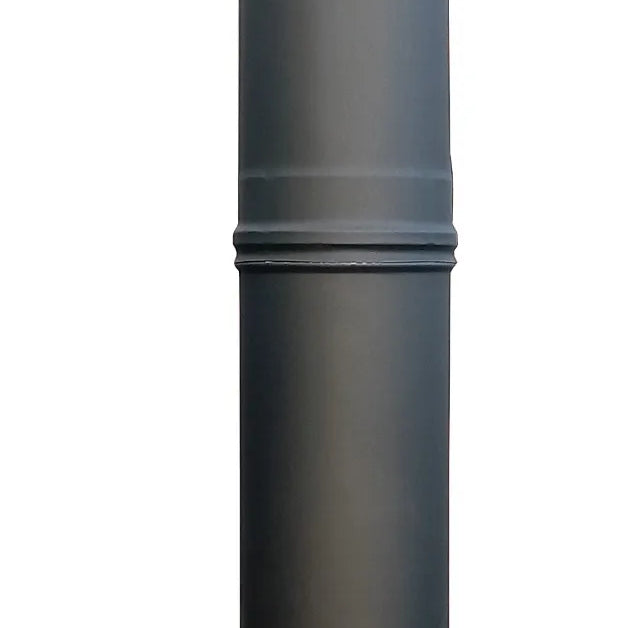 Cheminée INOX Anthracite Complète pour MAXIMUS 70cm AC76F