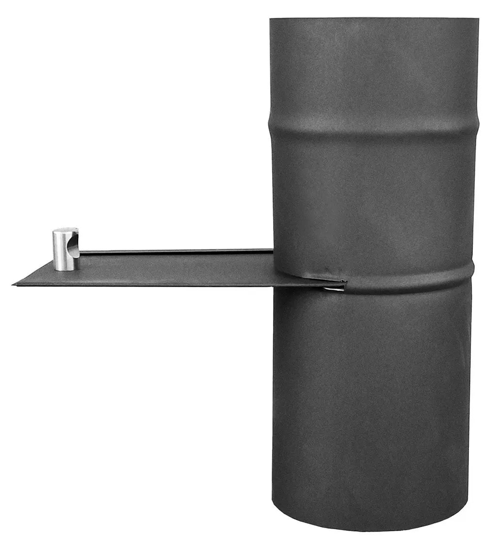 Cheminée INOX Anthracite Complète pour MAXIMUS 70cm AC76F