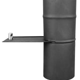 Cheminée INOX Anthracite Complète pour MAXIMUS 70cm AC76F