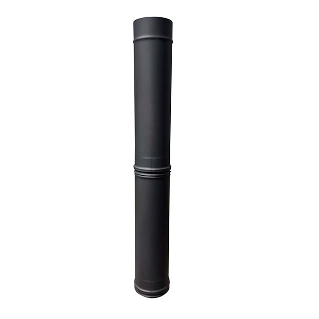 tube inox anthracite 100cm pour four a bois maximus 70cm ac80f