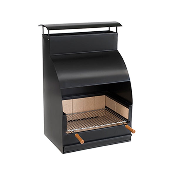 Barbecue en métal et en briques AC88F