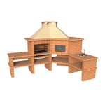 Barbecue d'angle avec Four AV360B