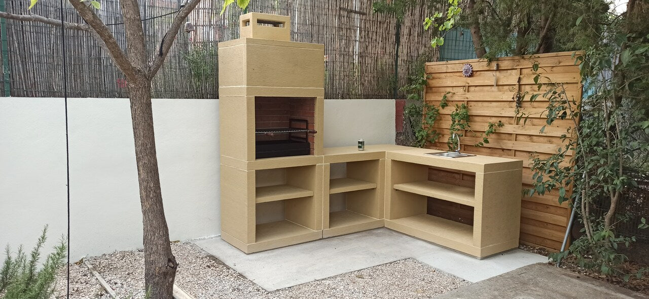 Barbecue Moderne avec Evier AV45M