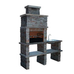 Barbecue Pierre Reconstituee avec Evier 