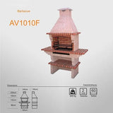 Barbecue AV1010F en fonctionnement