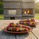 Barbecue fixe en pierre avec four 