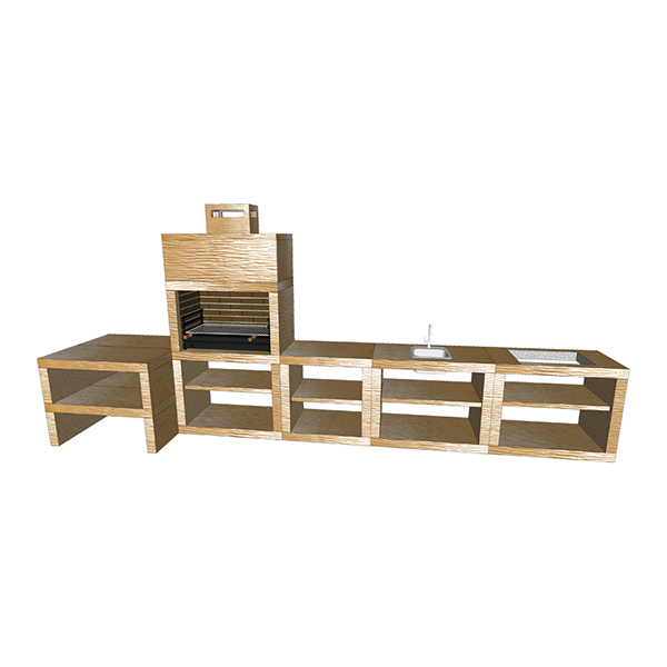 Barbecue Moderne avec MAXIMUS 100 cm AV125B