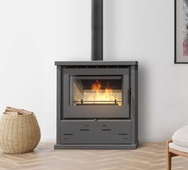 Poêle à bois avec ventilation BE11  PF059F