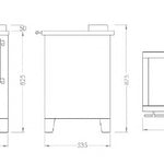 Cuisinière a bois traditionnel  PF063F