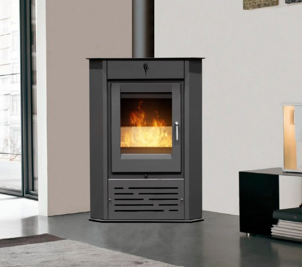Poêle à bois avec ventilation d´angle SR9 PF058F