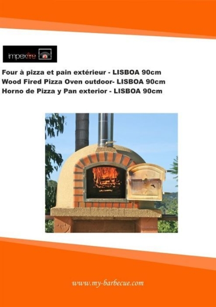 Picture of Horno de Lena para Pizza y Pan con Chimenea-descargar