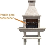Picture of Parrilla de acero inoxidable para sobreponer 80x40 AC49F