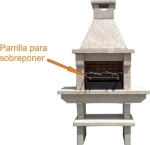 Picture of Parrilla de hierro para sobreponer 60x40 AC54F