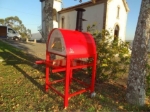 Picture of Soporte / carretilla Rojo para horno de leña Maximus