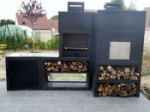 Picture of Barbacoa de Diseno con Horno y Fregadero AV80M