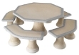 Imagen de Mesa Redonda de piedra de jardín M270F