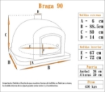 Picture of Horno de Leña y Pan artesanos - BRAGA 90cm