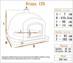 Picture of Horno de Pizza y Pan online - BRAGA 120cm