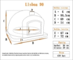 Picture of Horno de Pizza y Pan exterior - LISBOA 90cm