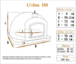 Picture of Horno de Pizza y Pan de jardín - LISBOA 100cm