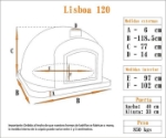 Picture of Horno de Pizza y Pan online - LISBOA 120cm