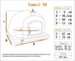 Picture of Horno de pizza y pan FAMOSI 90cm