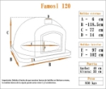 Picture of Hornos Pizza y pan a leña - FAMOSI 120cm