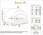 Picture of Horno de pizza y pan BRAZZA 90cm