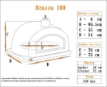 Picture of Hornos de Pizzas de Portugal - BRAZZA 100cm