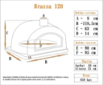 Picture of Hornos Pizza y pan a leña - BRAZZA 120cm