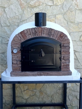 Imagen de Horno de pizza y pan VENTURA Rojo 90cm