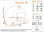 Picture of Horno de pan y pizza VENTURA Negro 90cm