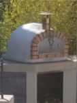 Picture of Horno de pizza y pan BUENAVENTURA ROJO 100 cm