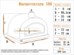 Picture of Horno de pizza y pan BUENAVENTURA NEGRO 100 cm
