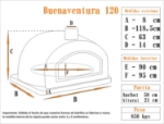 Picture of Horno de pizza y pan BUENAVENTURA NEGRO 120 cm