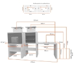 Picture of Barbacoa Contemporanea con Horno y Fregadero CS6140F