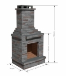 Picture of Chimenea de Piedra para Exterior PR3100F